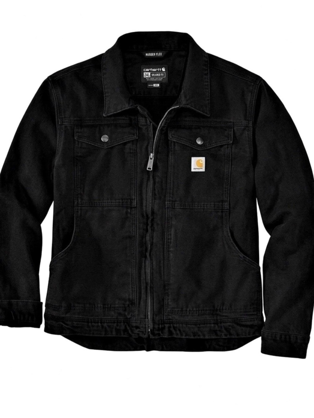 Carhartt Rugged Flex Relaxed Fit Duck Jacket Black 2XL